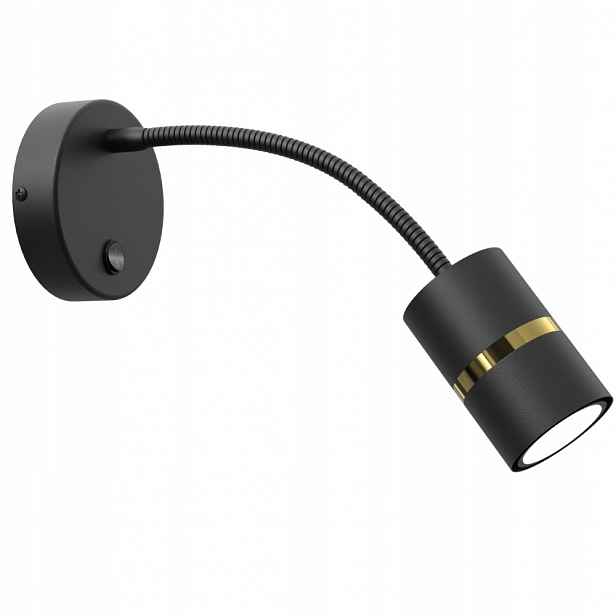 Regulovatelné Nástěnné Svítidlo Lampa Nad Postel Vypínač GU10