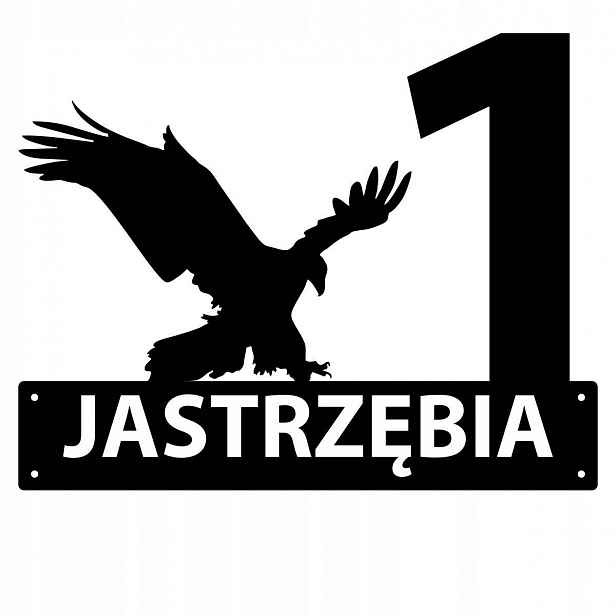 Číslo Na Dům 48cm Tabule Adresa Ocel 2MM Grafika 181