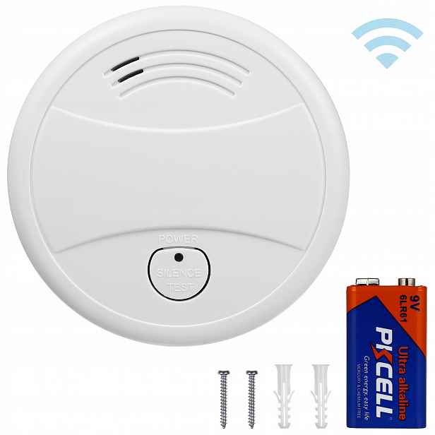 Detektor Kouře Požární Detektor Wifi Bezdrátový Alarm Jednoduchý Senzor