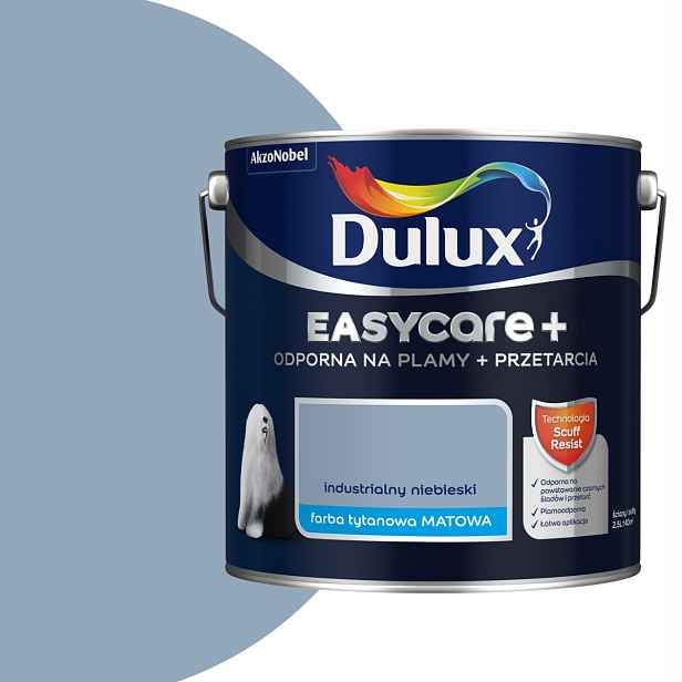 Dulux EasyCare Plus 2,5L Industriální modrý