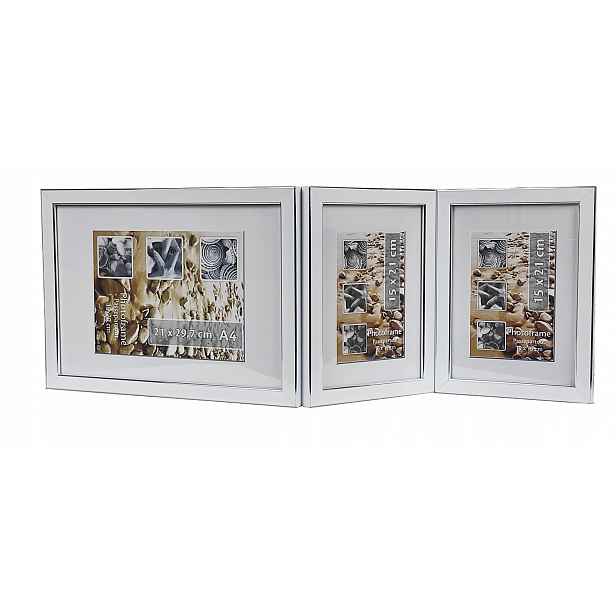 Galerie multirama Titan 3426 pro fotografie 21x29,7 x1/15x21 x2 cm. Bílá (L)