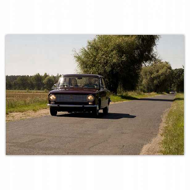 Plakáty 185x125 Stary Polský Fiat 125p