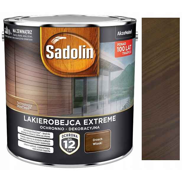 Sadolin Lakový Obal Extreme Vlašský Ořech 2,5 L