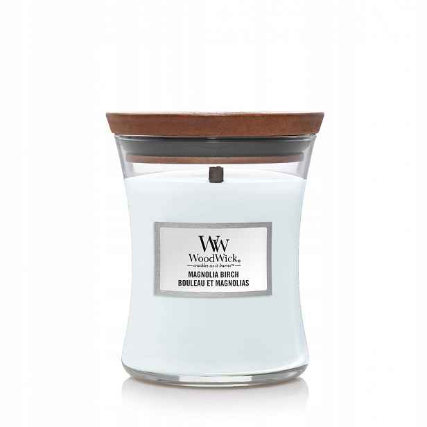 Svíčka WoodWick Magnolie Birch 275g
