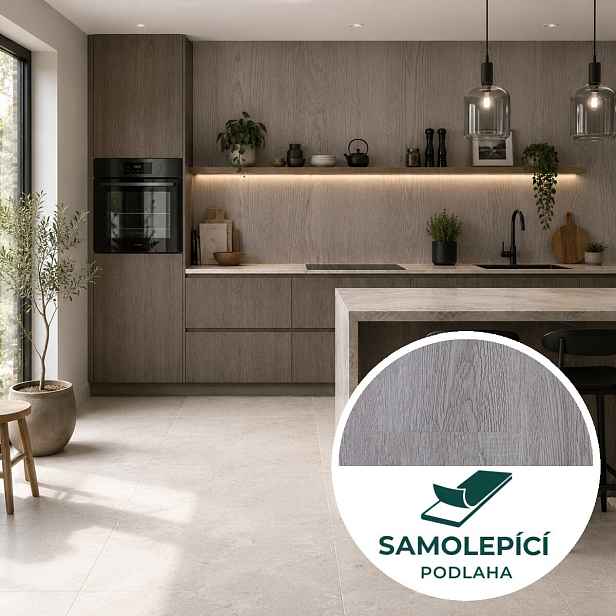 Vinylová podlaha samolepící Canadian Design Vancouver Peel & Stick, 914,4 x 152,4 mm, Egibi