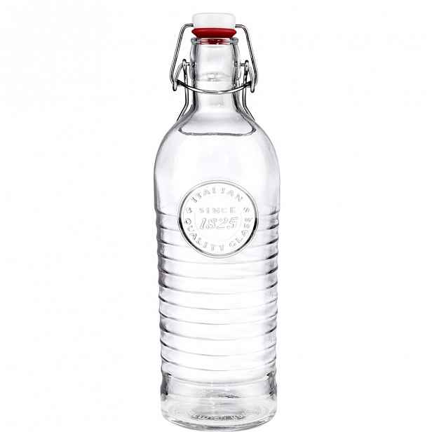 Butlers RIFFLE Skleněná láhev s uzávěrem 1,2 l