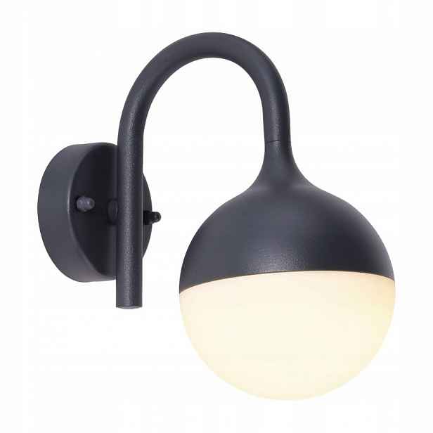 Led fasádní nástěnné svítidlo 10,2W 620lm Antracitové Klasické Globo Lighting