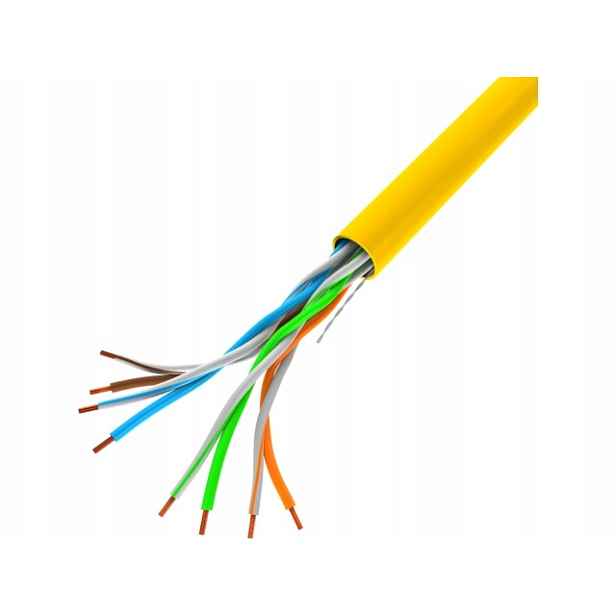 Lanberg Kabel Utp 305 M Drát Cca Žlutý