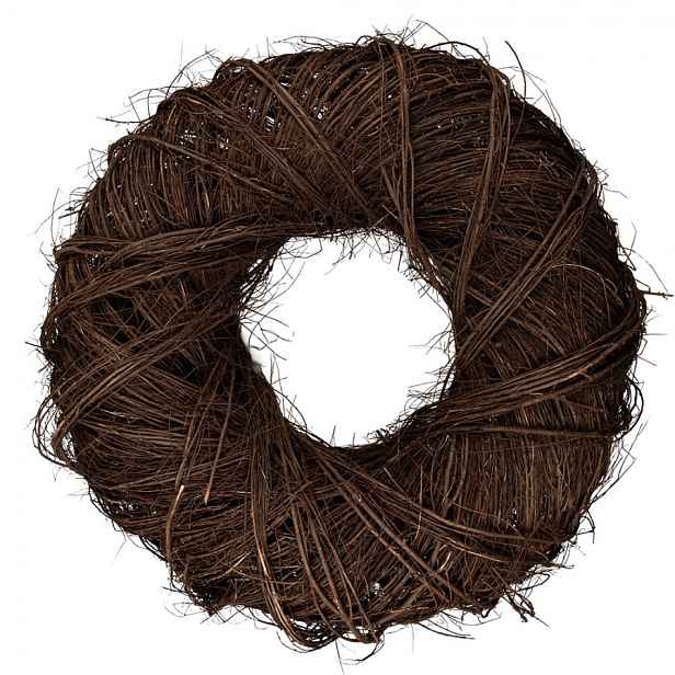 Masivní přírodní proutěný hnědý věnec Wreath XL - Ø 80*23 cm Clayre & Eef