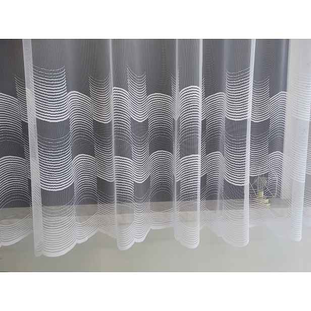 Mg Záclona žakár 34167 Bílá 500x140 cm hotová obšitá M