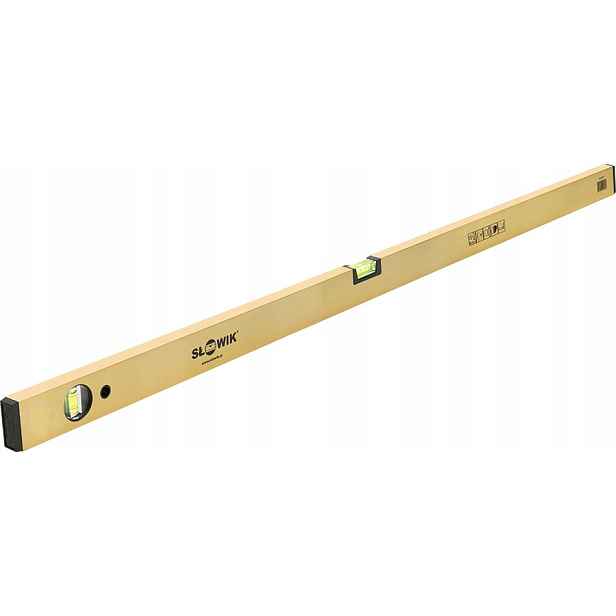P01 Zlatá eloxovaná vodováha 150 cm Słowik