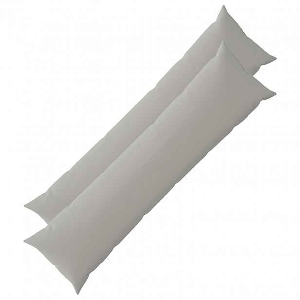 vidaXL Povlak na polštář 2 pcs HEERLEN Šedá 40 x 145 cm Polyester
