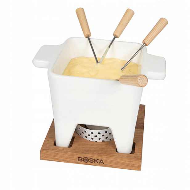 Sada Boska Tapas Fondue Bianco L – 600 ml Elegantní sýrové fondue