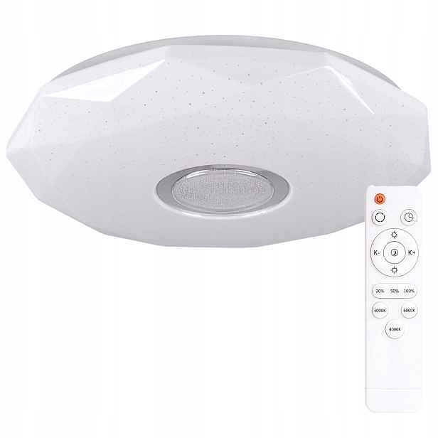 stropní svítidlo Led Stropní Svítidlo Svítidlo Diamant 24W 3000K-6500K 39 Cm Dálkový Ovladač