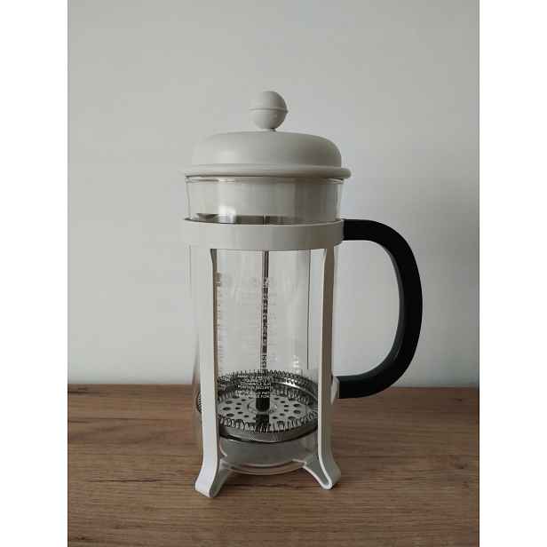 Vařič pístový french press Bodum Java 1 L 8 šálků bílý