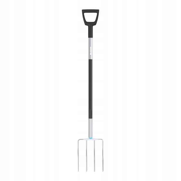 Vidle 4 zuby 24 cm z borové oceli s kompozitní násadou 100 cm 40-021 E
