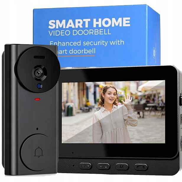 Bezdrátový Zvonek Videokamera Interkom S Infračerveným Noční