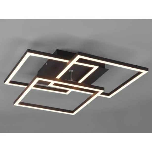 Stropní/nástěnné LED osvětlení Mobile, černá matná, hranaté
