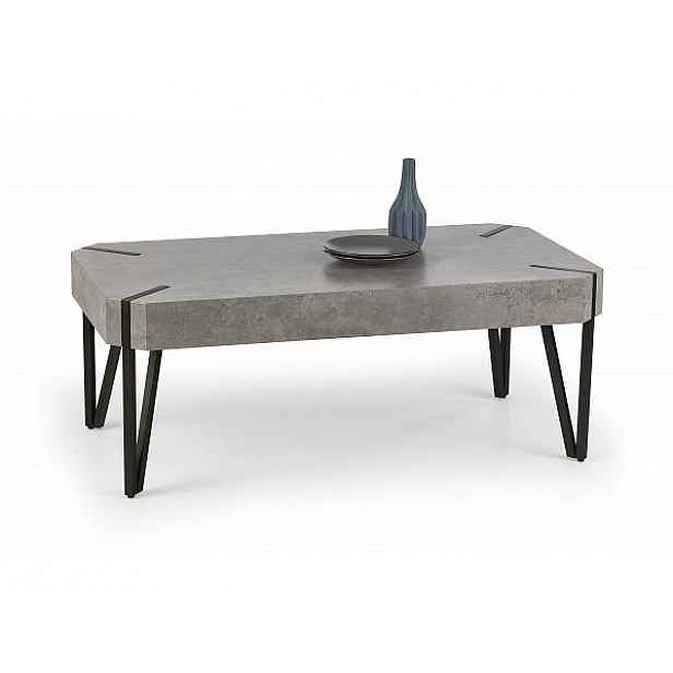 Konferenční stolek Emily, beton-černý