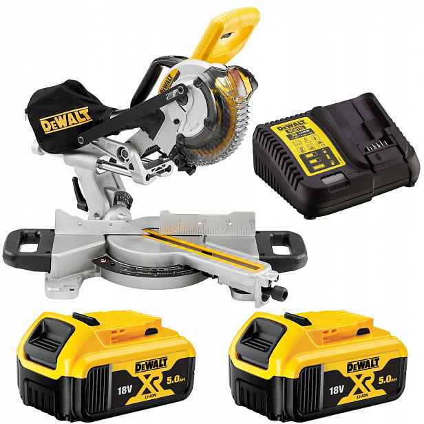 Pila pokosová pila kapovačka 184 mm 18 V DeWALT DCS365P2