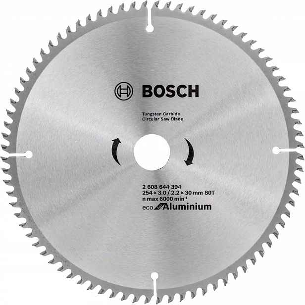 Pilový Kotouč Eco Alu 254*3,0/30 80T 2608644394 Bosch