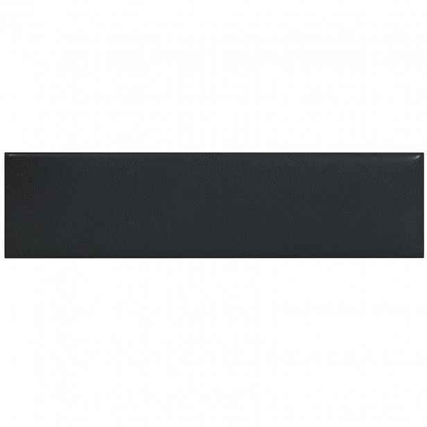vidaXL Nástěnný čelník 12 ks 60 x 15 cm Černý textil