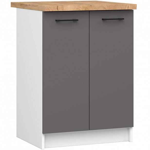 RAUMHIRSCH FURNITURE SPODNÍ SKŘÍŇ Bílá, grafitově šedá 85/60/46