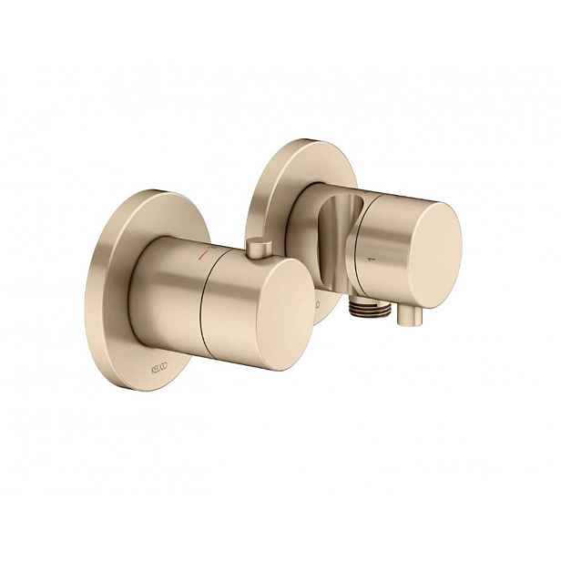 Keuco Edition 400 - Termostatická baterie pod omítku, pro 2 spotřebiče, kartáčovaný bronz 51553031221