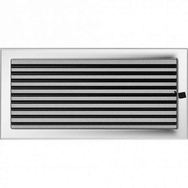 Krbová Mřížka 22x45 Žaluzie Niklovaná Ventilační