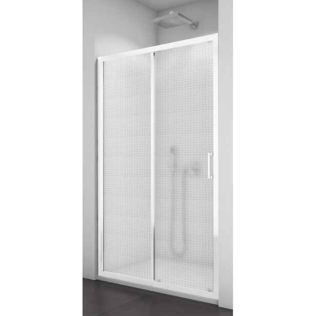 SanSwiss TOPS2 1600 04 30 Sprchové dveře jednodílné 160 cm, bílá/mastercarré