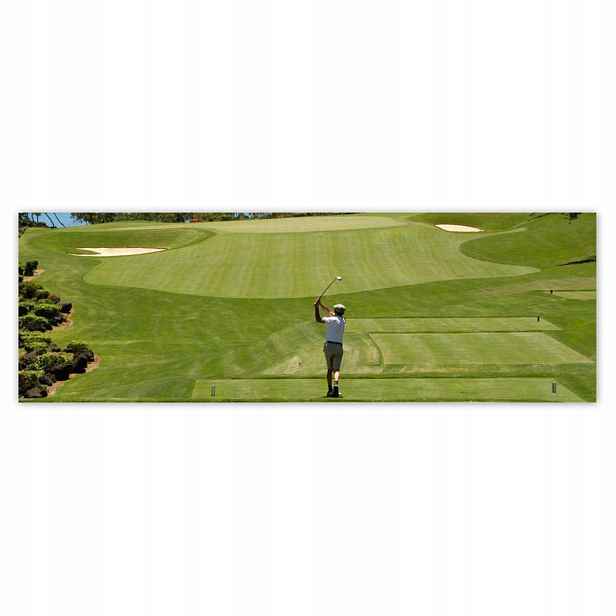 Plakáty 200x66 Golfista na hřišti