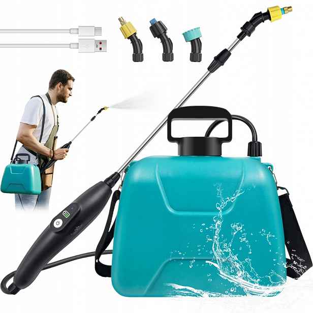 Elektrický Akumulátorový Postřikovač 8L 2.2Ah Teleskopický 60 cm Dezinfekce