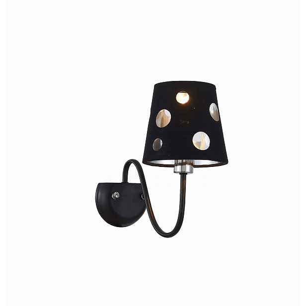 Nástěnné svítidlo Batley 1xE14 60W černá/chrom, nastavitelné, Candellux