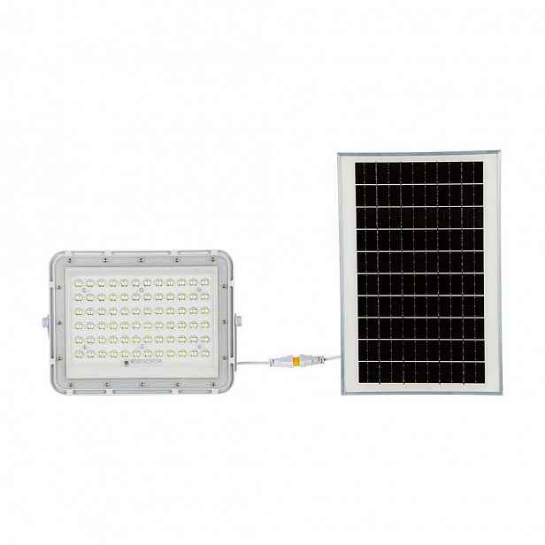 V-tac Solární Led zářič 15W dálkový ovladač auto časovač IP65 VT-120W-W 4000K