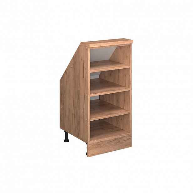 Vicco SKŘÍŇ POD ŠIKMOU STŘECHU Rion Bílá 40 x 81.6 cm se 4 přihrádkami