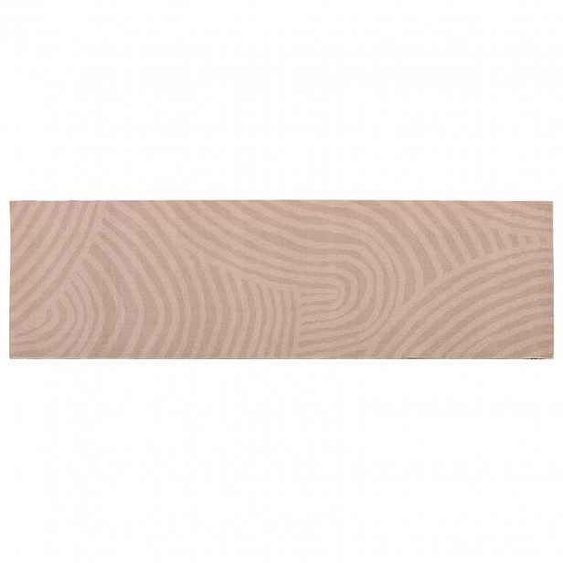 vidaXL Kuchyňský koberec taupe skandinávský 150 x 45 cm 100% polyamid