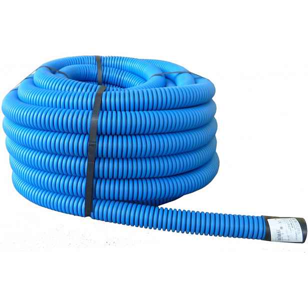 Vlnitá trubka modrá d110mm - 25m