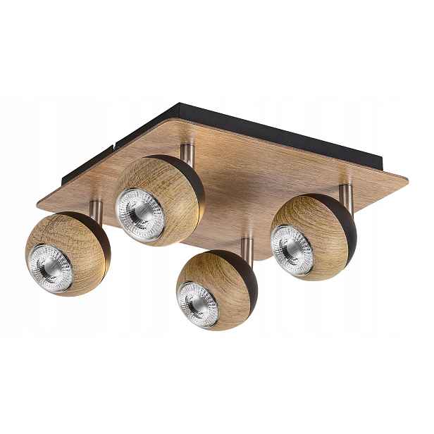 Stropní bodové svítidlo dub GU10 4x35W Arthur 5616 Rabalux