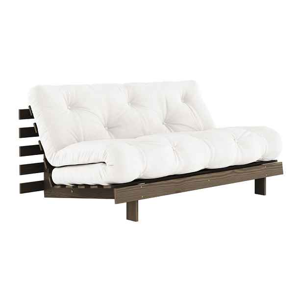 Bílá rozkládací pohovka 160 cm Roots – Karup Design