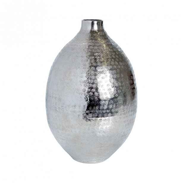 Butlers INDIRA Váza poniklovaný hliník 27 cm