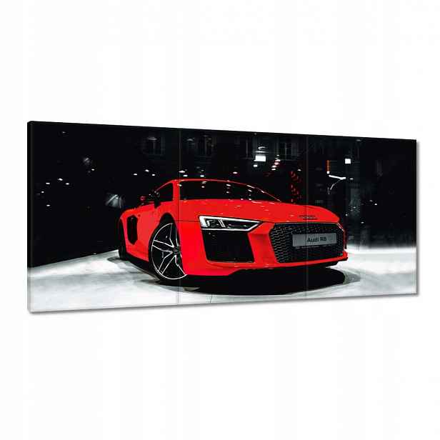 Obrazy 150x70 Červené Audi Audica R8