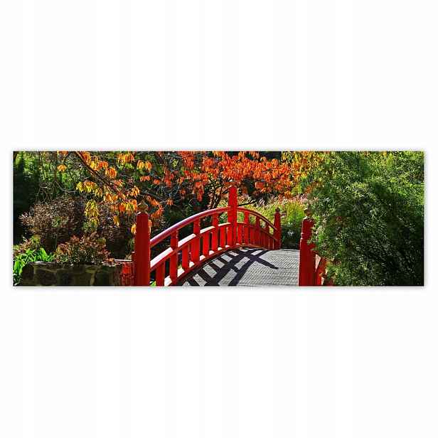 Plakáty 200x66 Červený japonský můstek