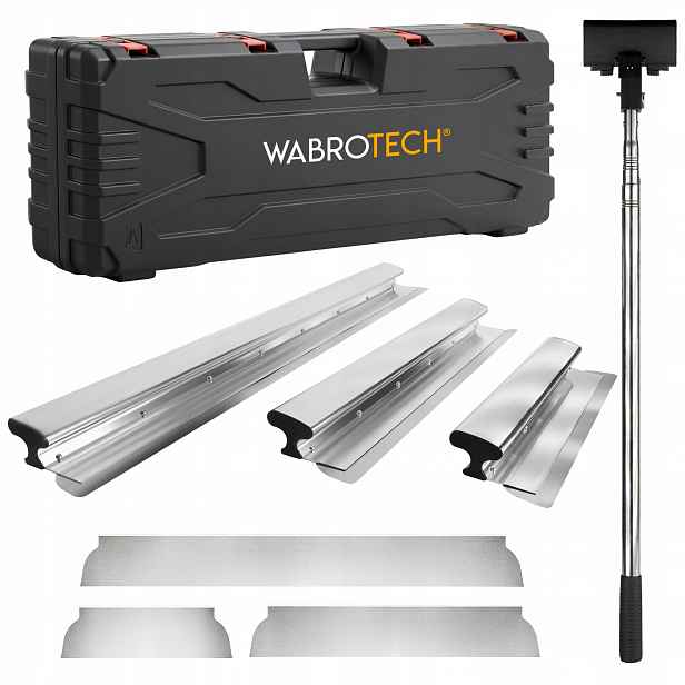 Sada špachtlí na sádrokartonové stěrky 30-80 cm Wabrotech Hladítko