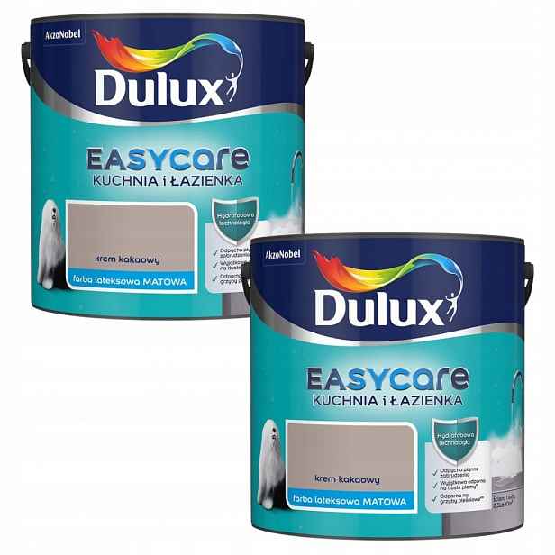 Set Dulux Easycare 2x2,5L Kuchyň&koupelna Barva Matový Kakaový Krém 5L
