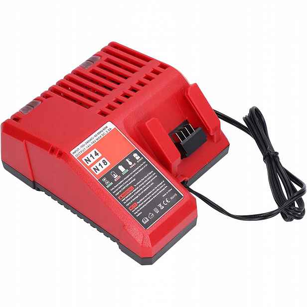 Nabíječka M12-18FC Náhrada Za Akumulátory Milwaukee M12 M14 M18 12V-18V