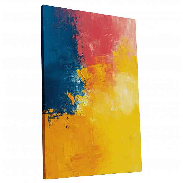 Obraz na plátně Barevný Abstraktní Světlý obraz do bytu, pokoje, obýváku 60x90