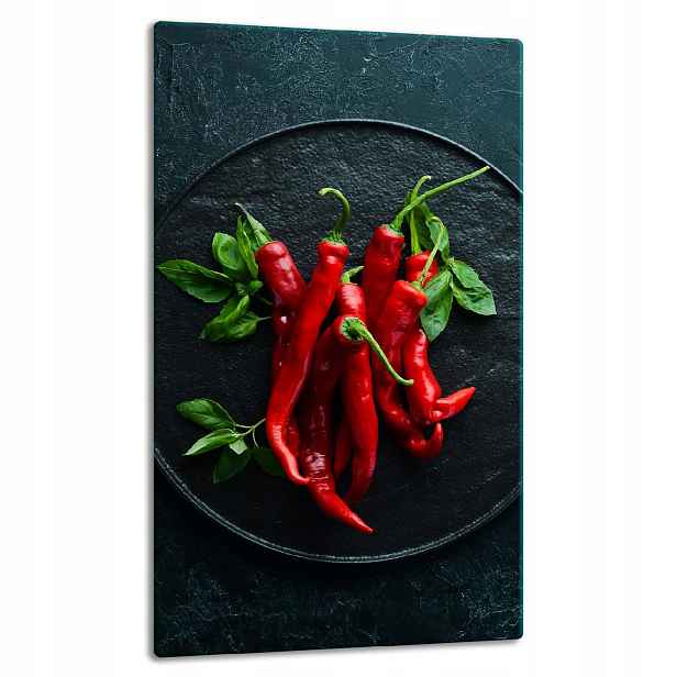 7v1 Skleněná Deska Panelová Deska 30x52 Chilli