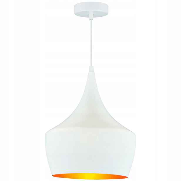 Polux Závěsná lampa Modern Bílo-zlatá E27 150 cm Kov IP20
