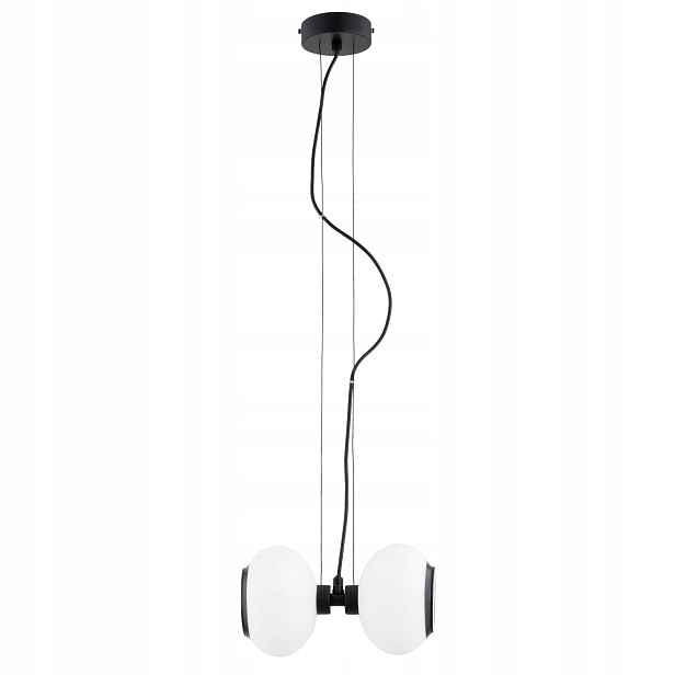 Alfa Závěsná lampa Dwada Jojo černobílá 2xE14 10W