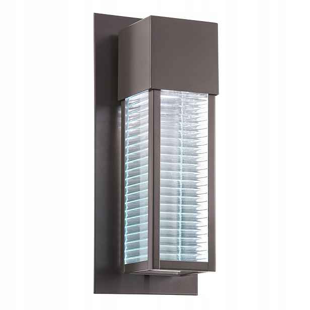Kichler Led nástěnná lampa 8W GU10 IP44 Hnědá Sorel venkovní